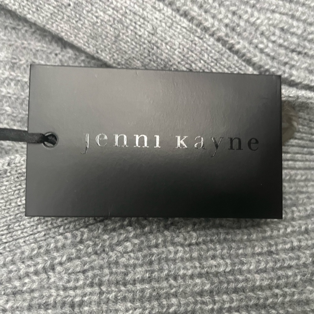 Jenni Kayne Heathered Gray Cashmere Cardigan/Medium/NWT